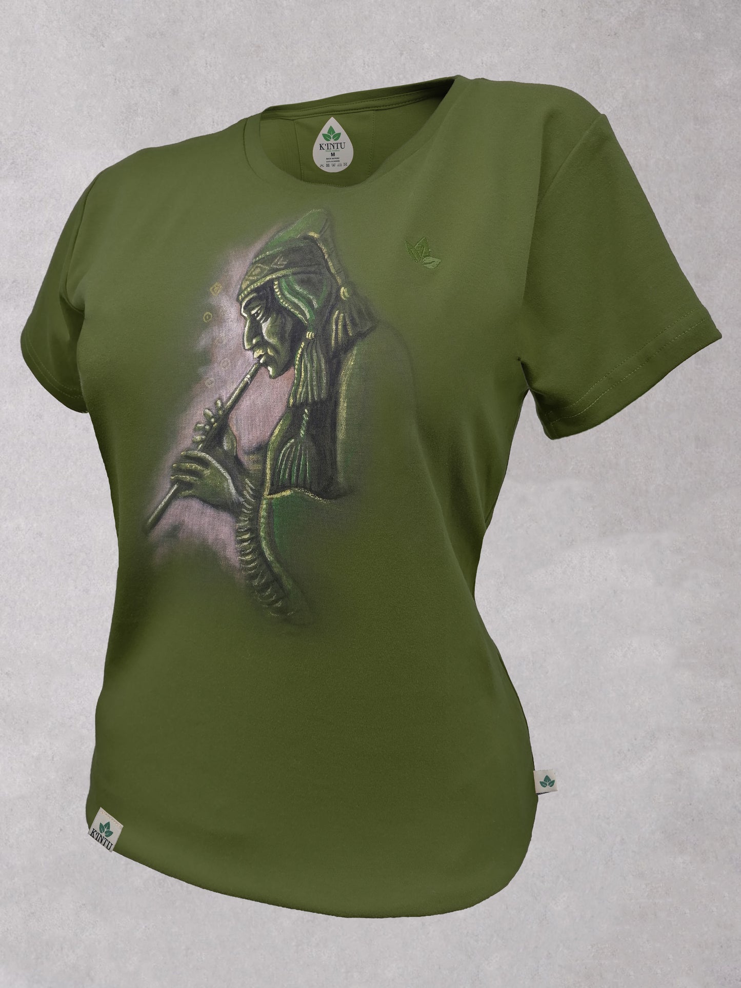 Polo Huaypo Verde Militar Mujer 2